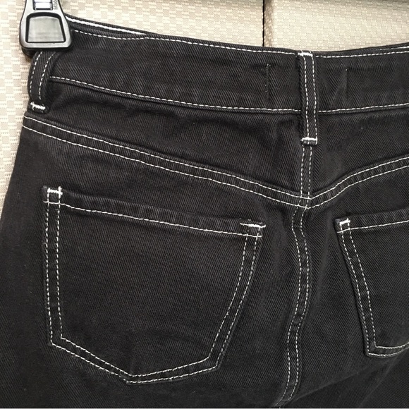 Pacsun black denim mini skirt size 23 - 5 pockets - Picture 6 of 12